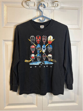 Hockey Helmets Lids long sleeve graphic T 12/14